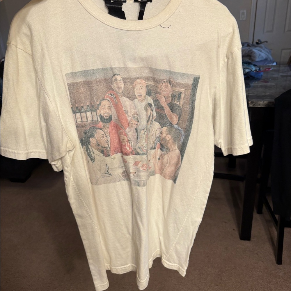 Cream Graphic Men's T-Shirt